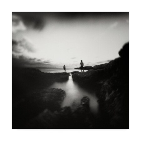 Trademark Fine Art Yucel Basoglu 'Light Over A Lake' Canvas Art, 35x35 1X06792-C3535GG